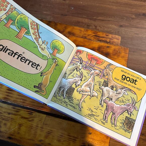 Vintage 1992 Zoodles (Zoo Riddles) Hardcover Book - Picture 6 of 10